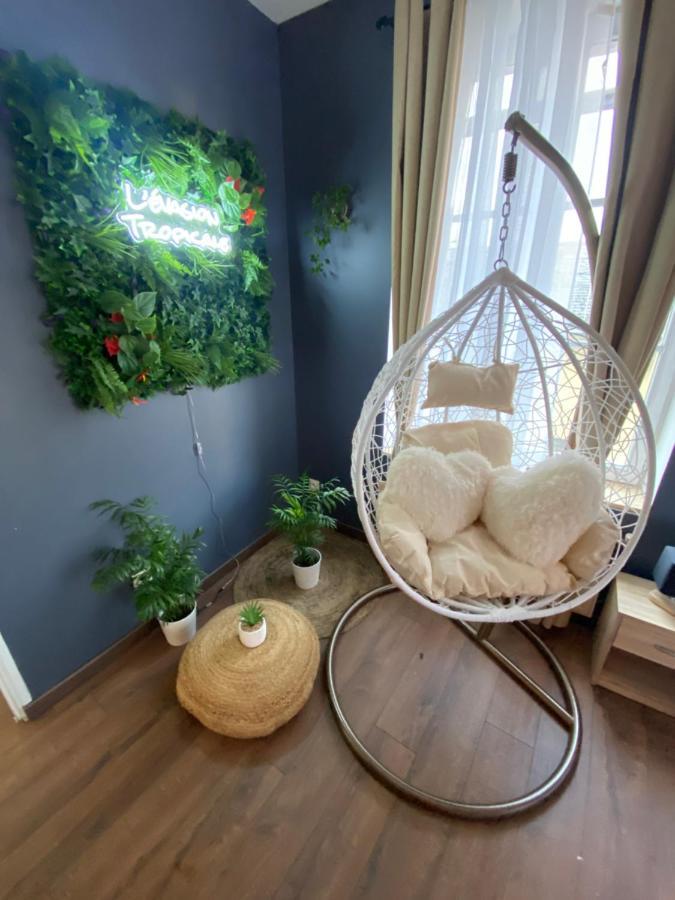 Evasion Tropicale - Studio Avec Spa, Cosy Et Renove Au Coeur De Soissons - 2 Pers Exterior foto