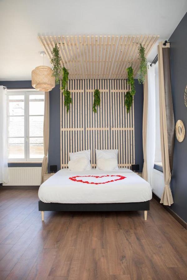 Evasion Tropicale - Studio Avec Spa, Cosy Et Renove Au Coeur De Soissons - 2 Pers Exterior foto